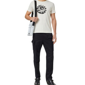 Diesel Mens Black Canvas Twill Slim Cargo Pants 30x27 P-COR-CL Grunge Surplus